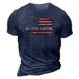 Mens Ultra Maga Proud Patriotic Republicans Proud Ultra Maga 3D Print Casual Tshirt Navy Blue