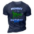 Mommy Of The Birthday Boy Dinosaurrex Anniversary 3D Print Casual Tshirt Navy Blue
