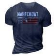 Nahfckdat Nah Fck Dat Pro Guns 2Nd Amendment On Back 3D Print Casual Tshirt Navy Blue
