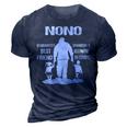 Nono Grandpa Gift Nono Best Friend Best Partner In Crime 3D Print Casual Tshirt Navy Blue