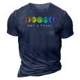 Not A Phase Moon Lgbt Gay Pride 3D Print Casual Tshirt Navy Blue