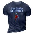 Pirate Parrot I Salt Shaker Security 3D Print Casual Tshirt Navy Blue