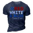 Red White & Blue Cousin Crew Family Matching 4Th Of July 3D Print Casual Tshirt Navy Blue