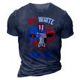 Red White And Moo Patriotic Cow Farmer 4Th Of July 3D Print Casual Tshirt Navy Blue