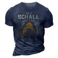 Schall Name Shirt Schall Family Name V6 3D Print Casual Tshirt Navy Blue