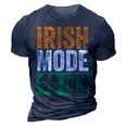 St Patricks Day Beer Drinking Ireland - Irish Mode On 3D Print Casual Tshirt Navy Blue