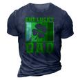 St Patricks Day One Lucky Dad Vintage Father Gift 3D Print Casual Tshirt Navy Blue