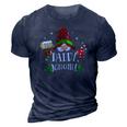 The Daddy Gnome Matching Family Christmas Pajama Outfit 2021 Ver2 3D Print Casual Tshirt Navy Blue