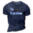 The Scotch Father Funny Whiskey Lover Gifts From Her Classic 3D Print Casual Tshirt Navy Blue
