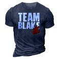The Voice Blake Team 3D Print Casual Tshirt Navy Blue