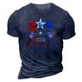 Time To Get Star Spangled Hammered 4Th Of July Drinking Gift 3D Print Casual Tshirt Navy Blue