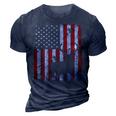 Usa Flag Day Deer Hunting 4Th July Patriotic Gift 3D Print Casual Tshirt Navy Blue