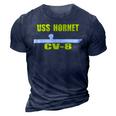 Uss Hornet Cv-8 Aircraft Carrier Sailor Veterans Day D-Day T-Shirt 3D Print Casual Tshirt Navy Blue