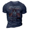 Veteran Veterans Day Thank Us Armed Forces Veterans 113 Navy Soldier Army Military 3D Print Casual Tshirt Navy Blue