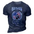 Veteran Veterans Day Us Army Military 35 Navy Soldier Army Military 3D Print Casual Tshirt Navy Blue