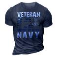 Veteran Veterans Day Us Navy Veteran Usns 128 Navy Soldier Army Military 3D Print Casual Tshirt Navy Blue