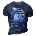 Veteran Veterans Day Us Veterans We Owe Them All 521 Navy Soldier Army Military 3D Print Casual Tshirt Navy Blue