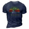 Vintage Philosoraptor Dinosaurs Lovers Gift 3D Print Casual Tshirt Navy Blue