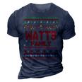 Watts Name Gift Watts Family 3D Print Casual Tshirt Navy Blue