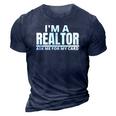 Womens Ask Me For My Card I Am A Realtor Real Estate 3D Print Casual Tshirt Navy Blue