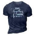 Womens Born Together Friends Forever Twins Girls Sisters Outfit 3D Print Casual Tshirt Navy Blue