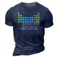 Womens Marching Band Periodic Table Of Band Texting Elements Funny 3D Print Casual Tshirt Navy Blue