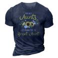 Womens The Best Aunts Get Promoted To Great Aunt New Great Aunt 3D Print Casual Tshirt Navy Blue