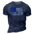Womens Ultra Maga Us Flag Top American Ultra Mega 3D Print Casual Tshirt Navy Blue