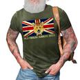 70Th Anniversary Platinum Jubilee Cute Corgi 3D Print Casual Tshirt Army Green