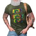 Aunt Of The Birthday Girl Matching Family Tie Dye 3D Print Casual Tshirt Army Green