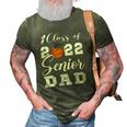 Basketball Senior Dad Class Of 2022 High School Grad 3D Print Casual Tshirt Army Green