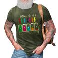 Battery Of Life A Teacher Thanksgiving Christmas 3D Print Casual Tshirt Army Green