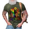 Be Kind Sign Language Hand Talking Lgbtq Flag Gay Pride 3D Print Casual Tshirt Army Green