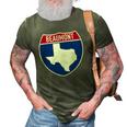 Beaumont Texas Tx Interstate Highway Vacation Souvenir 3D Print Casual Tshirt Army Green