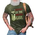 Brother Of The Birthday Girl Matching Birthday Outfit Llama 3D Print Casual Tshirt Army Green