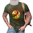 Chicken Chicken Cage Free Whiskey Fed Rye & Shine Rooster Funny Chicken 3D Print Casual Tshirt Army Green
