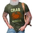 Crab Hunter Crab Lover Vintage Crab 3D Print Casual Tshirt Army Green