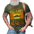 Daddy Will Always Be My King 3D Print Casual Tshirt Army Green