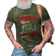 Funny Farmer Men Tractor Lover Rancher Farmer Uncle 3D Print Casual Tshirt Army Green