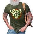 Gay Af Lgbt Pride Rainbow Flag March Rally Protest Equality 3D Print Casual Tshirt Army Green