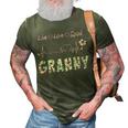 Granny Grandma Gift Granny Live Love Spoil 3D Print Casual Tshirt Army Green
