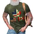 Happy Canada Day Usa Pride Us Flag Day Useh Canadian 3D Print Casual Tshirt Army Green