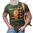 Happy Uh You Know The Thing Funny Joe Biden 4Th Of July 3D Print Casual Tshirt Army Green