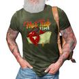 Hot Tub Time - Funny Lobster Shrimps Crawfish Crab Seafood 3D Print Casual Tshirt Army Green