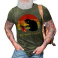 I Do What I Want Funny Black Cat Gifts For Women Men Vintage 3D Print Casual Tshirt Army Green