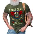 I Just Came To Get Lit & Bang Funny 4Th Of July Fireworks 3D Print Casual Tshirt Army Green
