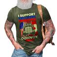 I Support Truckers Freedom Convoy 2022 V3 3D Print Casual Tshirt Army Green