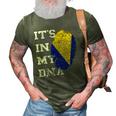 Its In My Dna Bosnia Herzegovina Genetik Bosnian Roots 3D Print Casual Tshirt Army Green