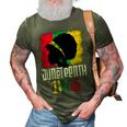 Juneteenth 1865 Outfit Women Emancipation Day June 19Th 3D Print Casual Tshirt Army Green