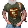 Juneteenth Woman Tshirt 3D Print Casual Tshirt Army Green